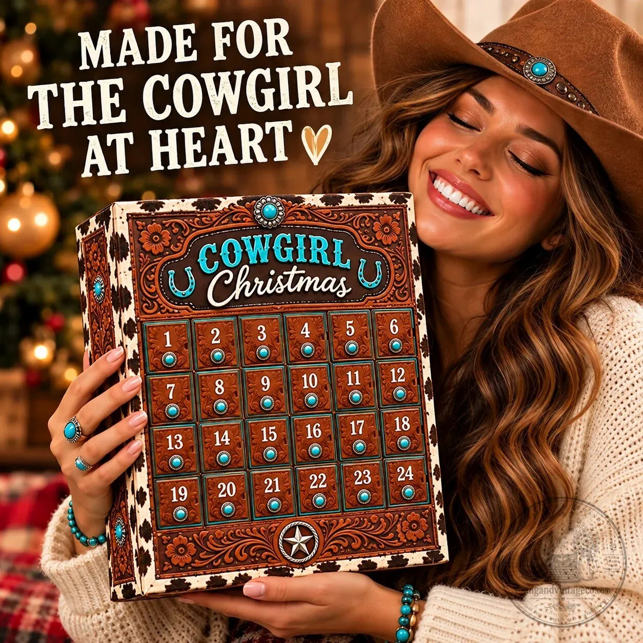 Cowgirl Christmas 24 Day Western Surprises Advent Countdown Calendar 12 Cowgirl Christmas 24 Day Western Surprises Advent Countdown Calendar