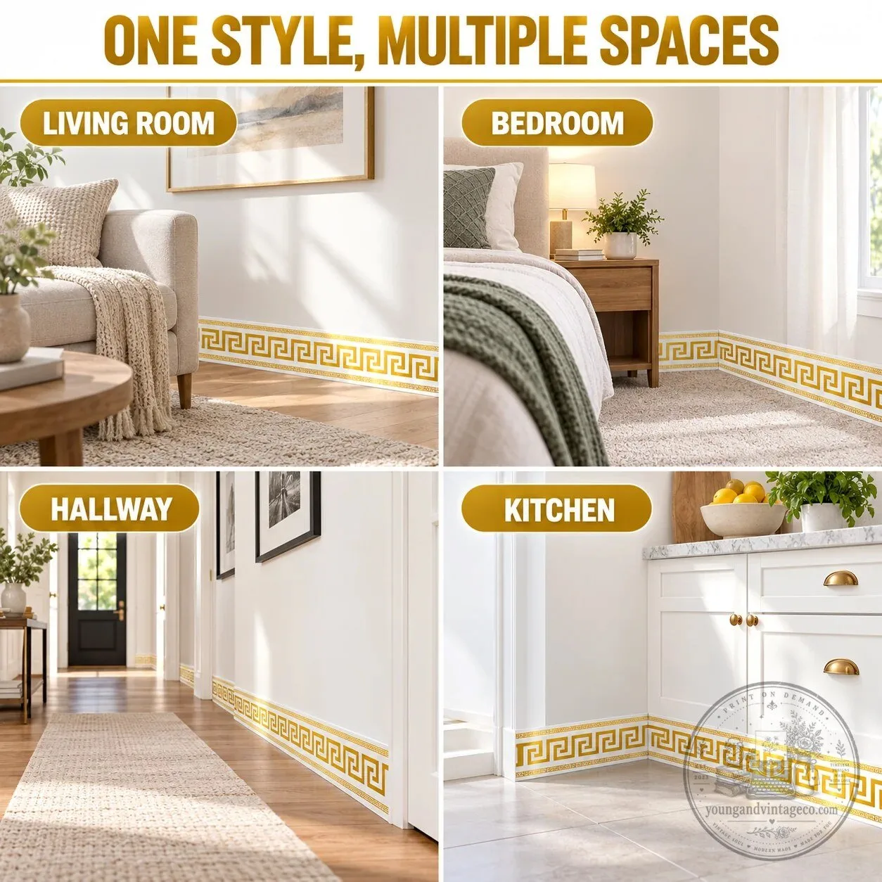 Self-Adhesive Skirting Board Border Sticker Wall Edge Trim Strip 16 Self-Adhesive Skirting Board Border Sticker Wall Edge Trim Strip