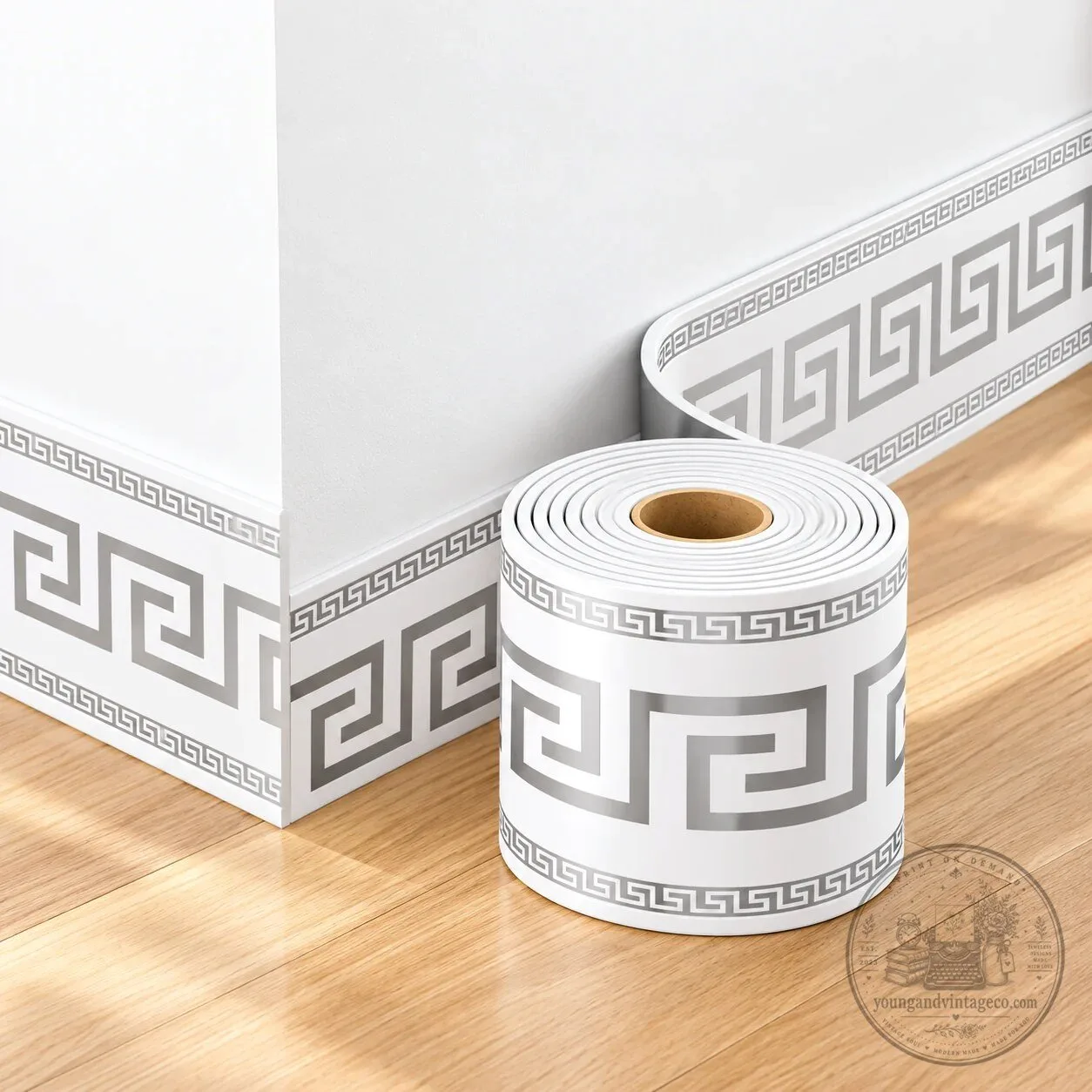 Self-Adhesive Skirting Board Border Sticker Wall Edge Trim Strip 21 Self-Adhesive Skirting Board Border Sticker Wall Edge Trim Strip