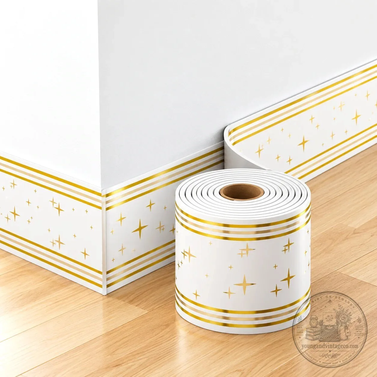 Self-Adhesive Skirting Board Border Sticker Wall Edge Trim Strip 22 Self-Adhesive Skirting Board Border Sticker Wall Edge Trim Strip
