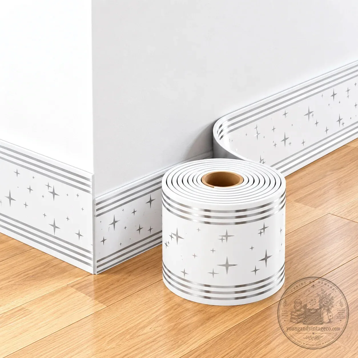 Self-Adhesive Skirting Board Border Sticker Wall Edge Trim Strip 23 Self-Adhesive Skirting Board Border Sticker Wall Edge Trim Strip