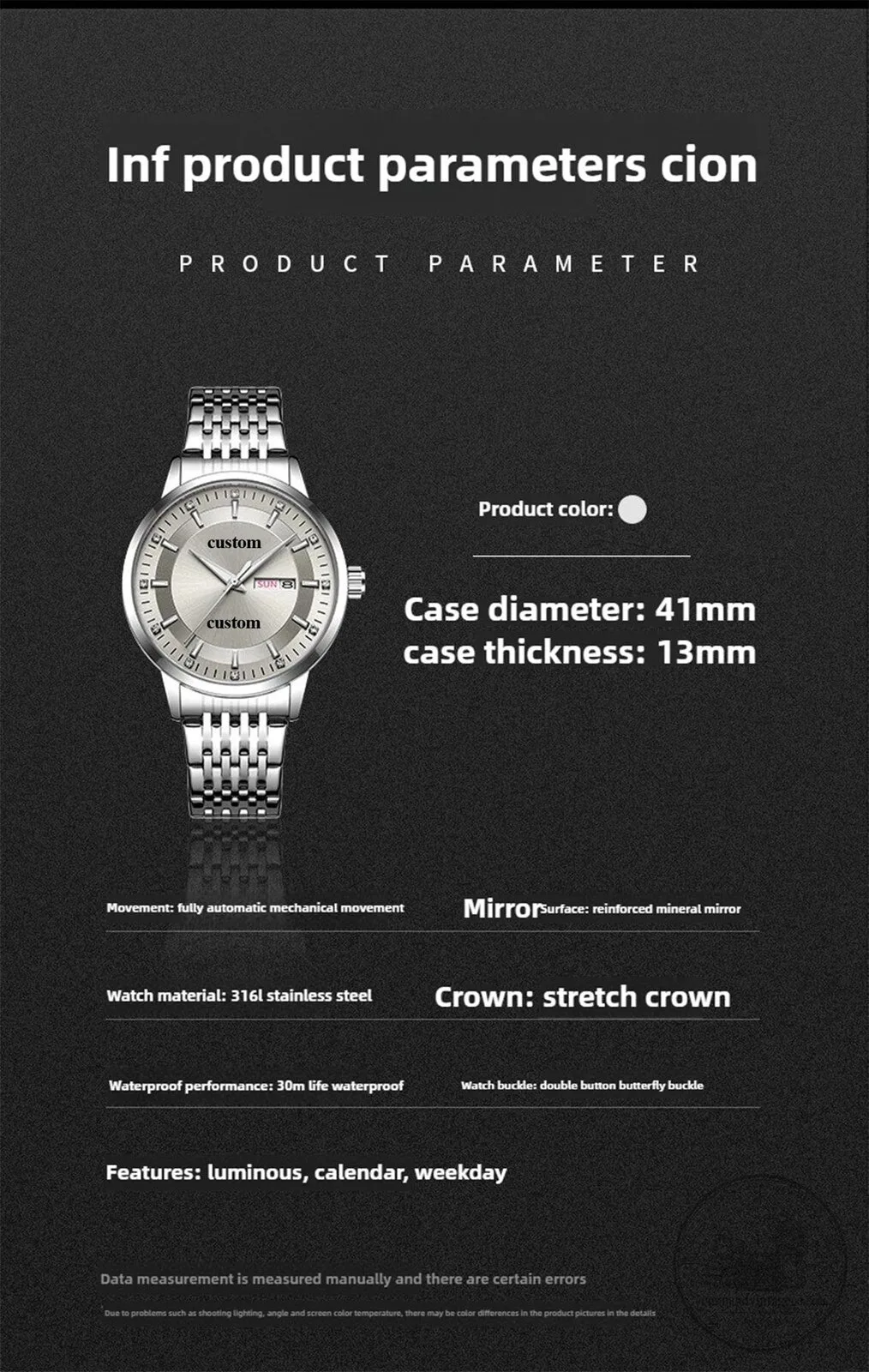 Jeep Custom Name Elegant Fashion Design Silver Stainless Steel Watch 10 Jeep Custom Name Elegant Fashion Design Silver Stainless Steel Watch