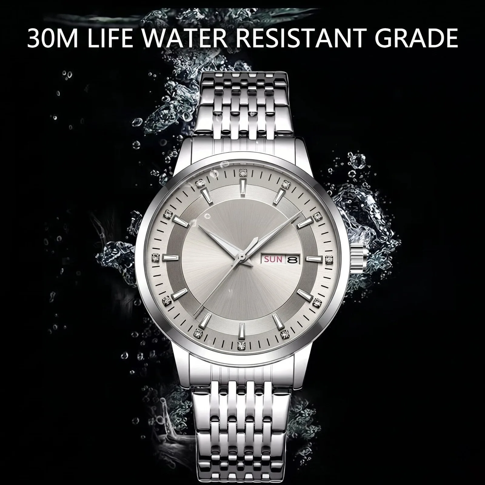 Jeep Custom Name Elegant Fashion Design Silver Stainless Steel Watch 13 Jeep Custom Name Elegant Fashion Design Silver Stainless Steel Watch