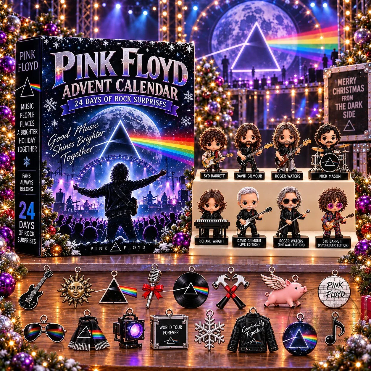 Pink Floyd Advent Calendar 24 Days of Rock Surprises Blind Box