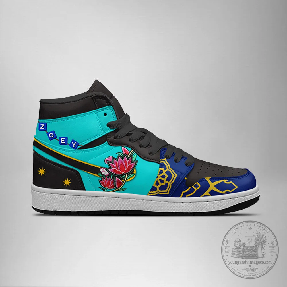 Zoey K-Pop Demon Hunter High Top Sneakers for Women, Men, and Kids 4 Zoey K-Pop Demon Hunter High Top Sneakers for Women, Men, and Kids