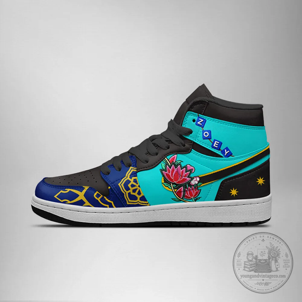Zoey K-Pop Demon Hunter High Top Sneakers for Women, Men, and Kids 5 Zoey K-Pop Demon Hunter High Top Sneakers for Women, Men, and Kids