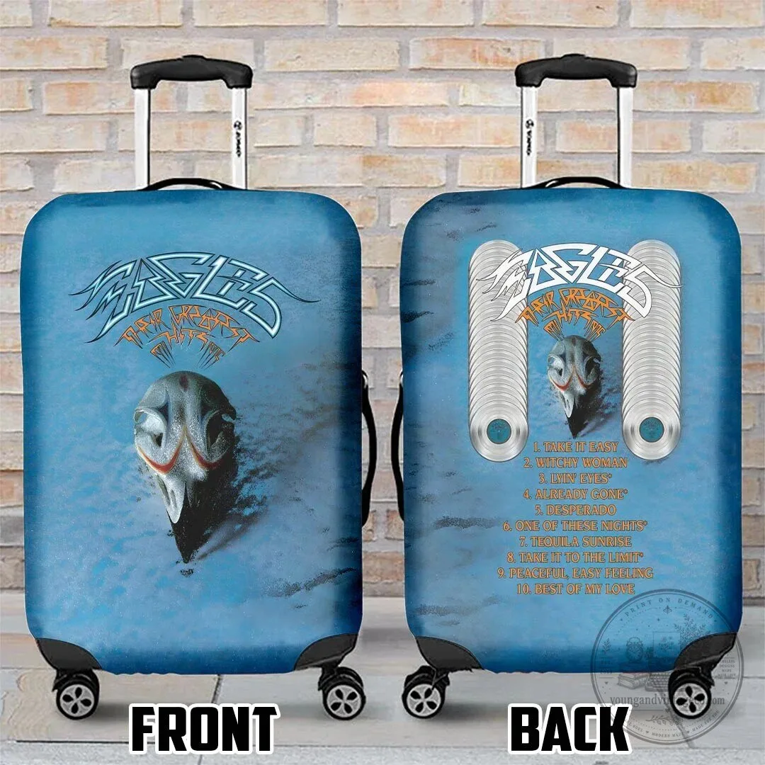 The Eagles Their Greatest Hits Album Cover Luggage Suitcase Cover 1 The Eagles Their Greatest Hits Album Cover Luggage Suitcase Cover