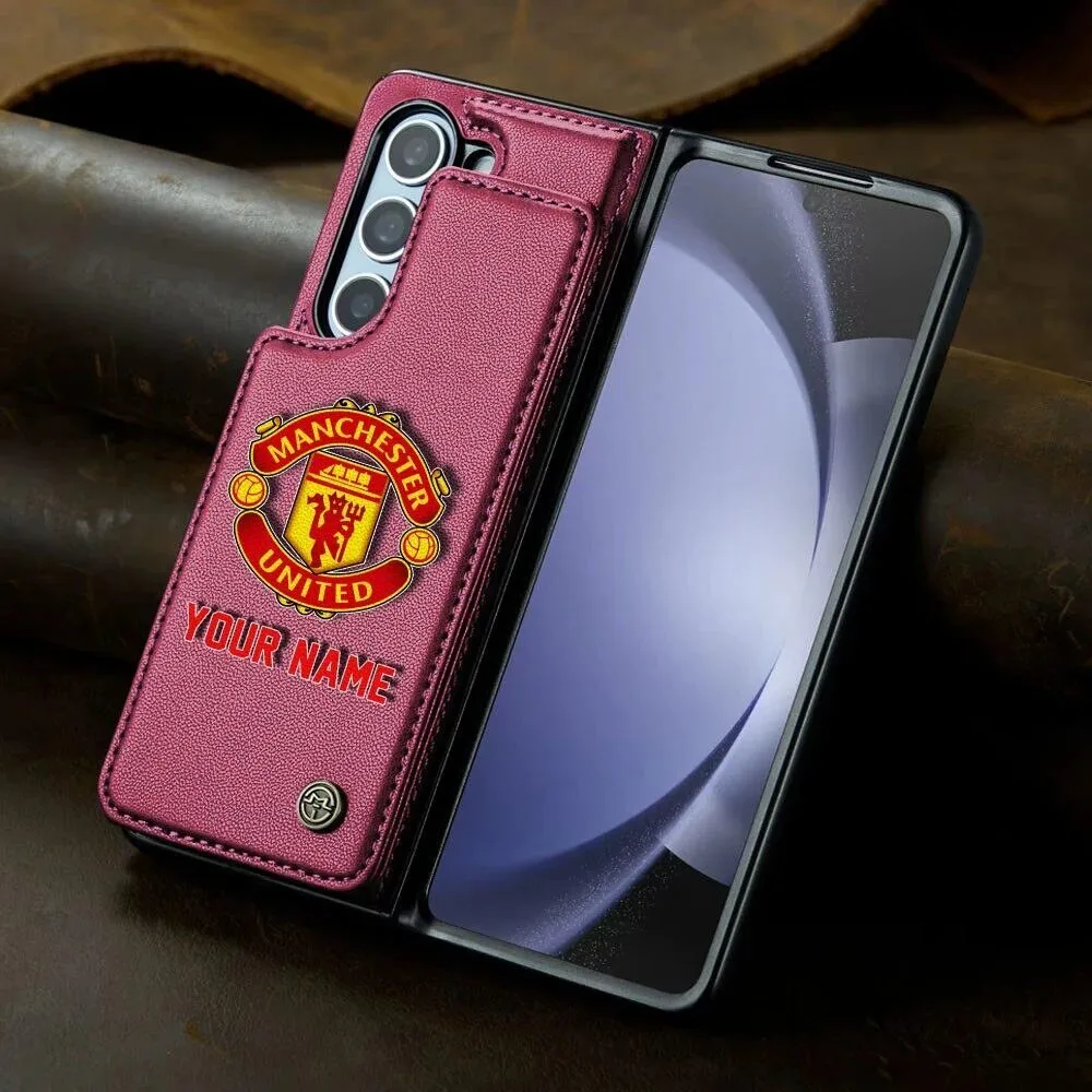 Manchester United Personalized Name Leather Flip Wallet Phone Case 19 Manchester United Personalized Name Leather Flip Wallet Phone Case