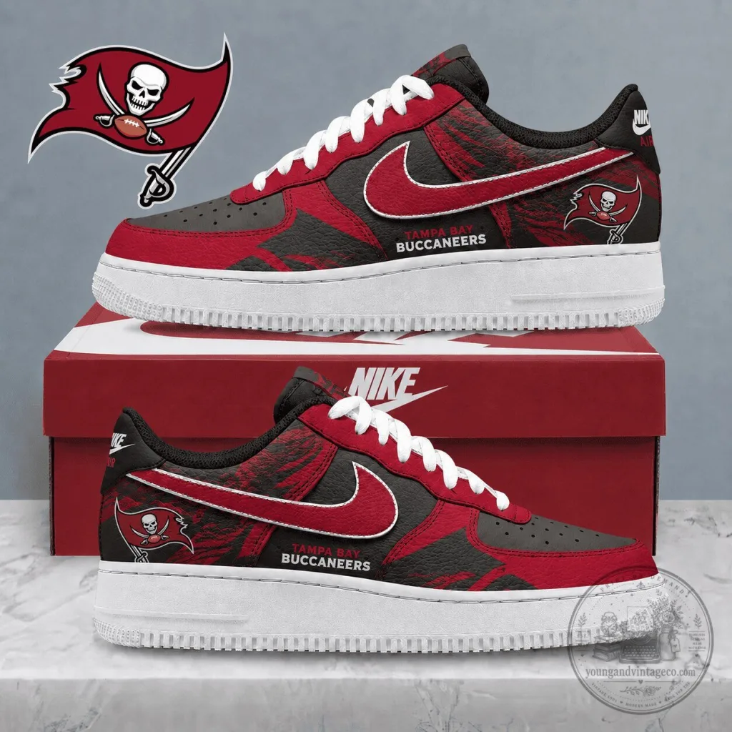 Tampa Bay Buccaneers NFL Team Logo Custom Design Sneakers Tampa Bay Buccaneers NFL Team Logo Custom Design Sneakers
