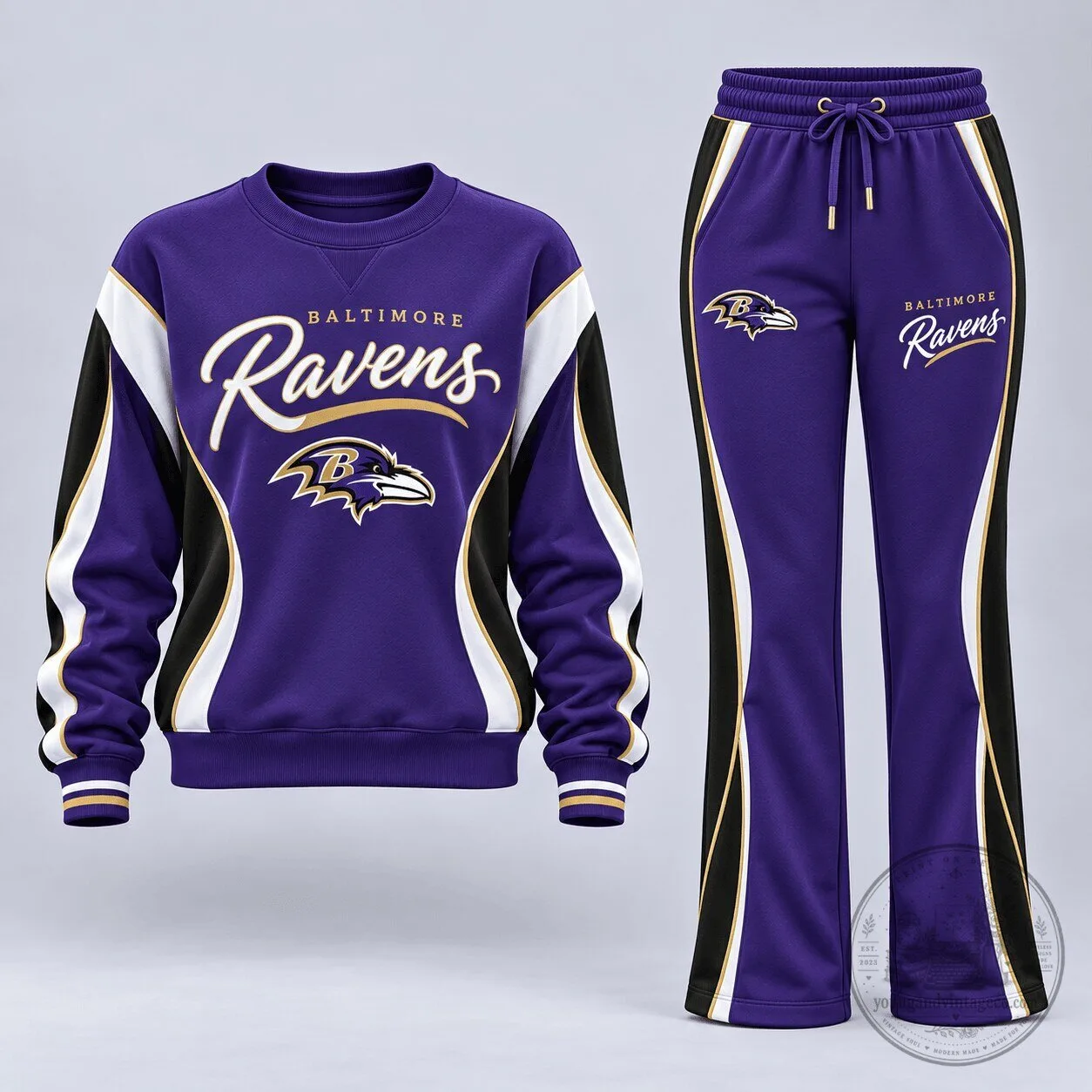 Baltimore Ravens Football Team Fan Sweatshirt 1 Baltimore Ravens Football Team Fan Sweatshirt