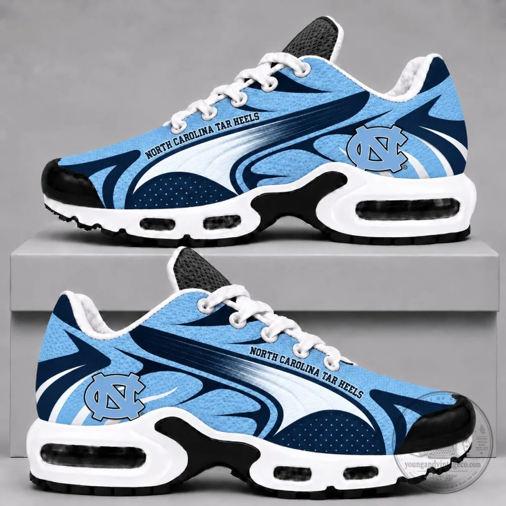 North Carolina Tar Heels Premium Air Max Style Sneakers 14 North Carolina Tar Heels Premium Air Max Style Sneakers