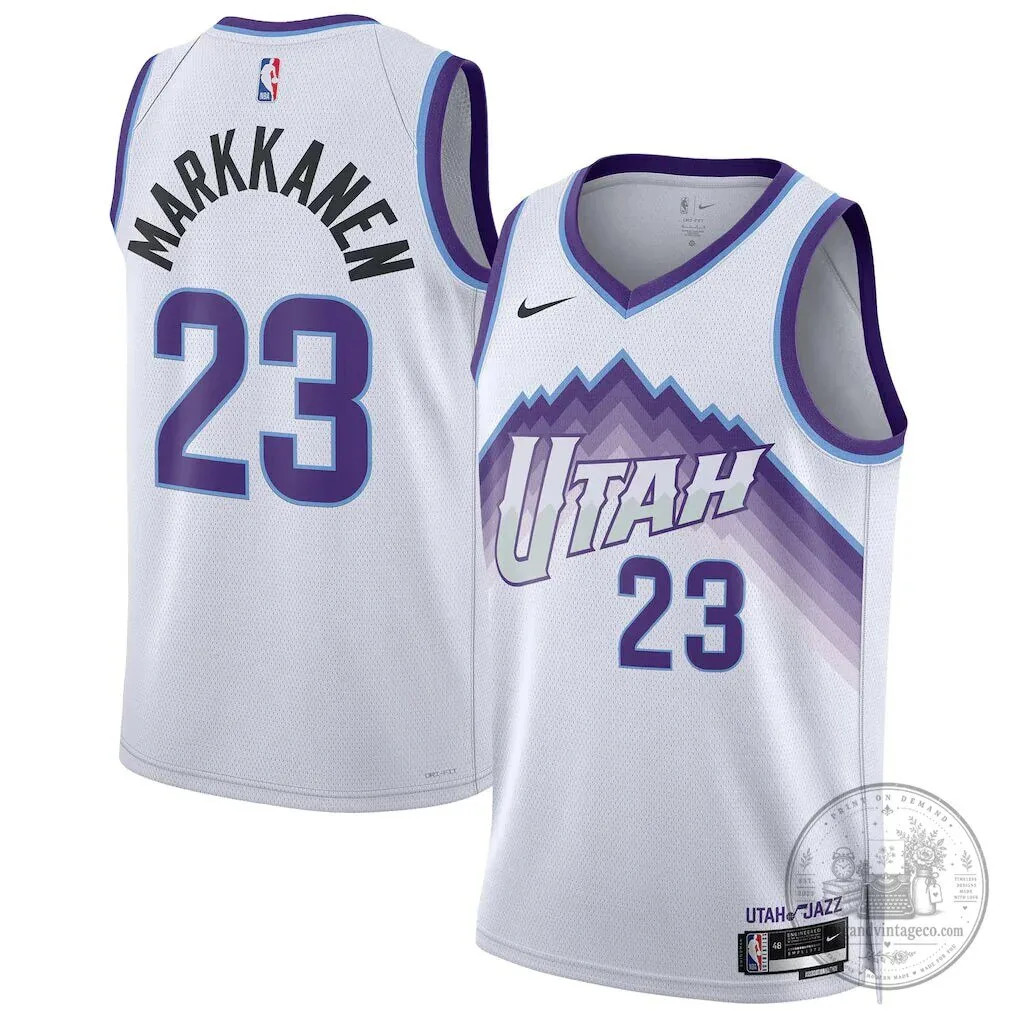 Lauri Markkanen Utah Jazz Association Edition White Basketball Jersey