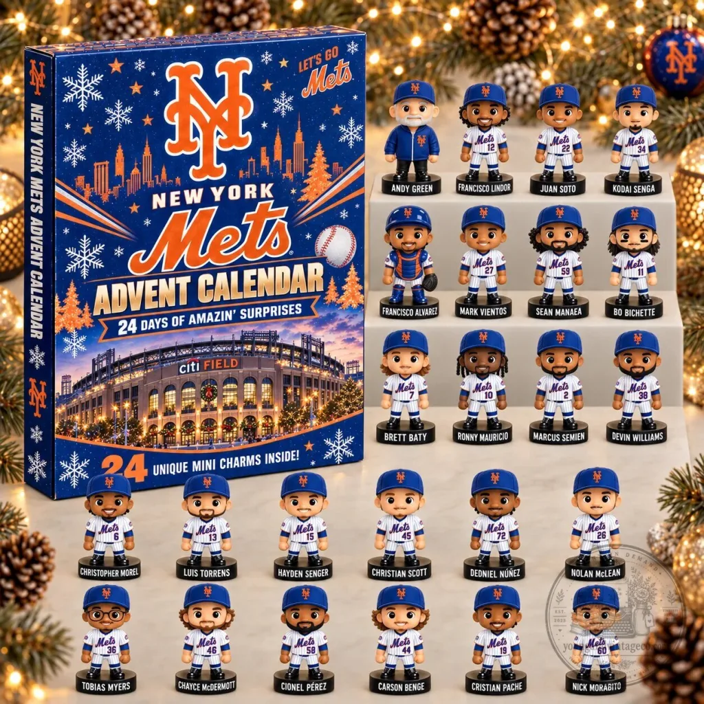 New York Mets Baseball Team 24 Days of Surprises Advent Calendar New York Mets Baseball Team 24 Days of Surprises Advent Calendar