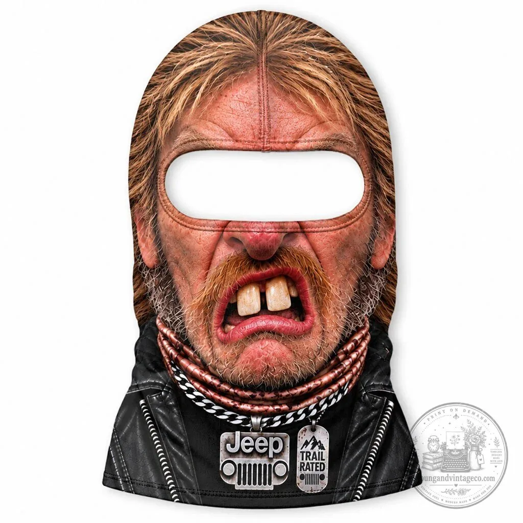 Funny Jeep Offroad Balaclava Face Mask for Men and Women