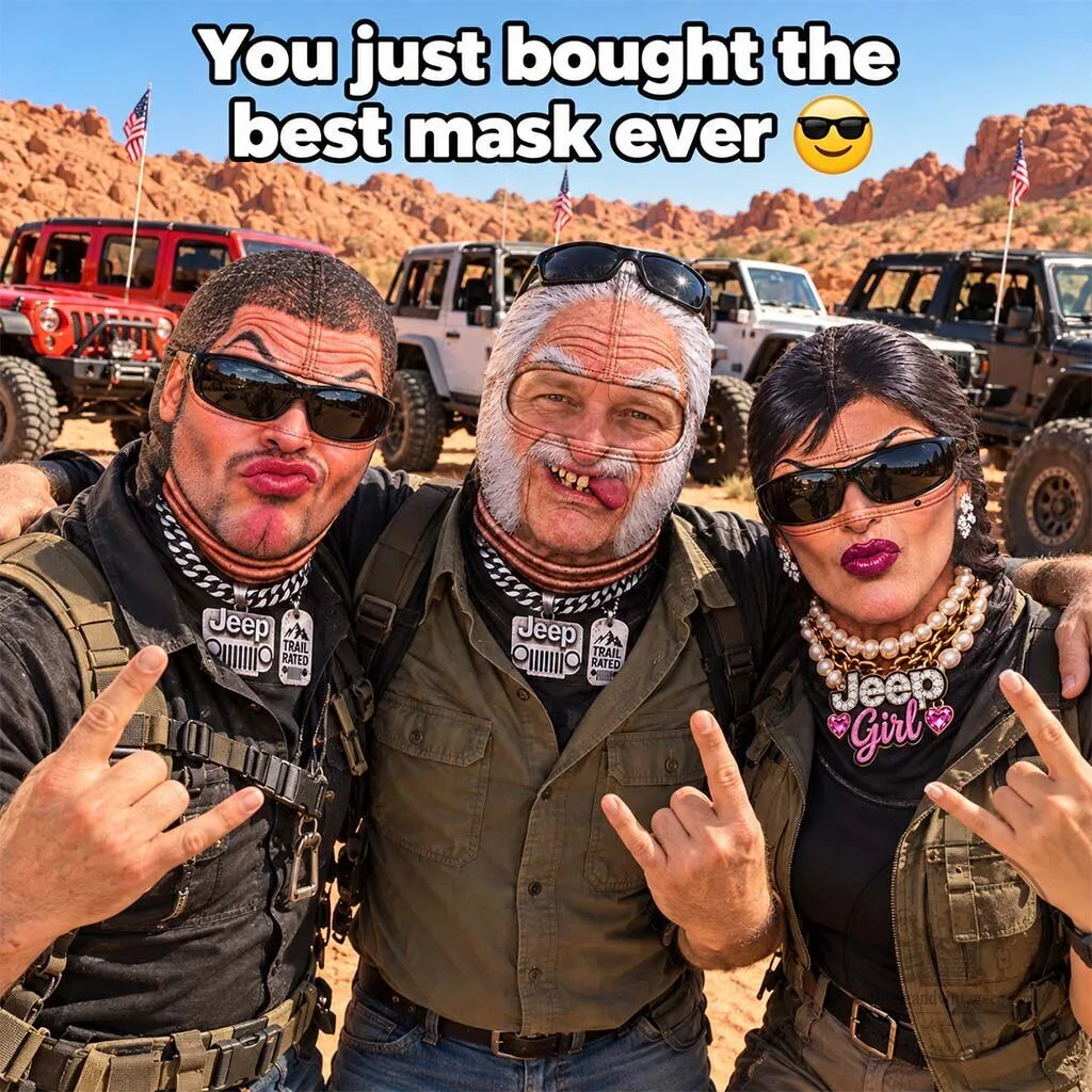 Funny Jeep Offroad Balaclava Face Mask for Men and Women 13 Funny Jeep Offroad Balaclava Face Mask for Men and Women